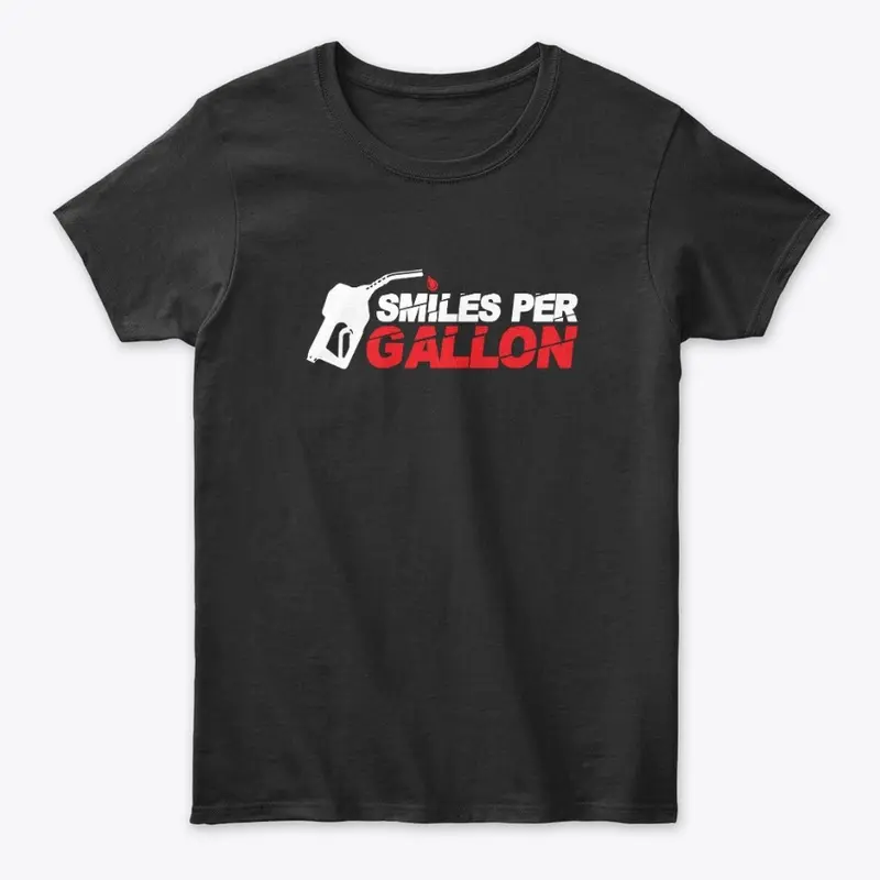 Smiles Per Gallon [Red &amp; White]