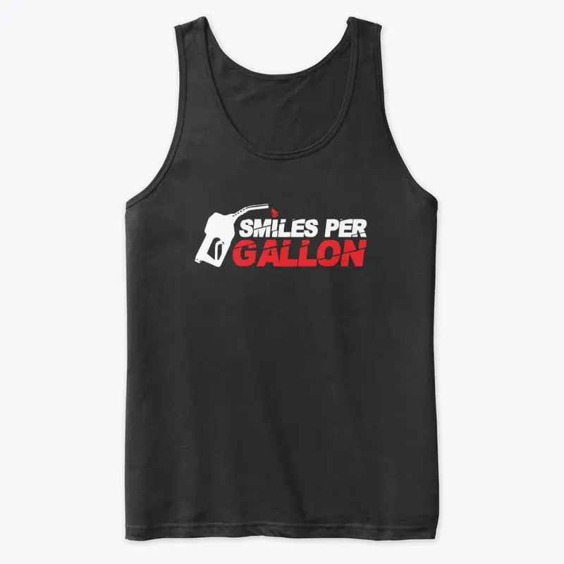 Smiles Per Gallon [Red &amp; White]