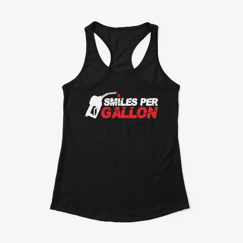 Smiles Per Gallon [Red &amp; White]