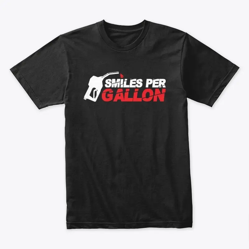 Smiles Per Gallon [Red &amp; White]